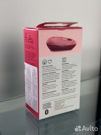 Мышка Logitech Pop Mouse Pink новая