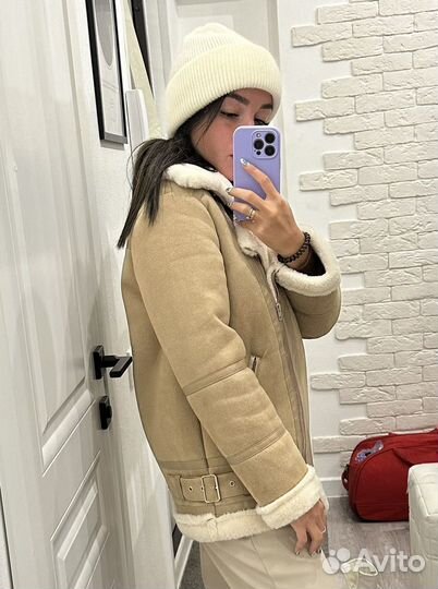 Дубленка женская весна осень