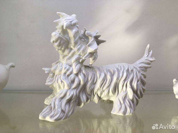 Статуэтка фарфор Собака Германия Unterweissbach