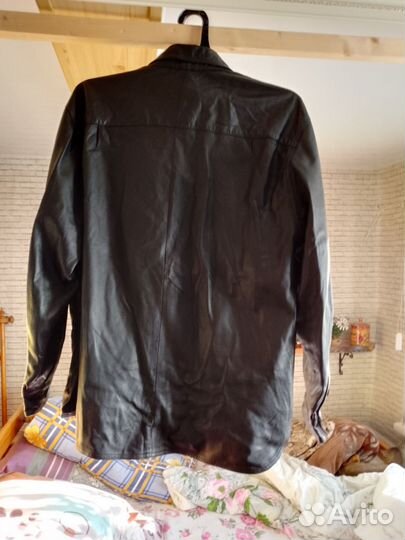 Кожаная рубашка