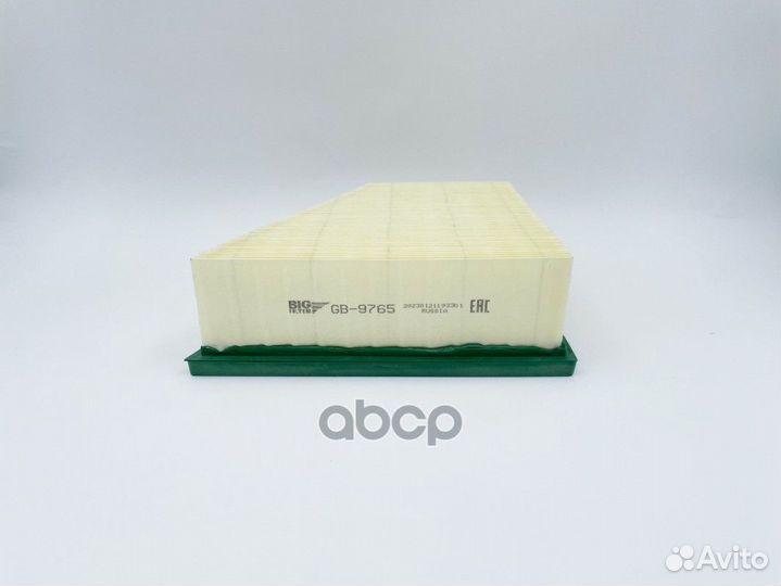 Фильтр воздушный VAG polo/fabia -09 GB9765 BIG