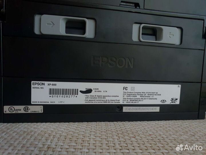 Цветной струйный принтер epson XP800