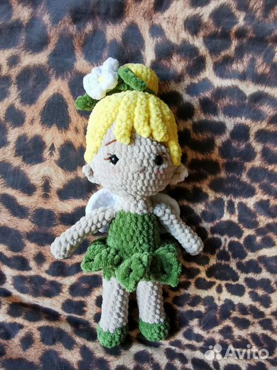 Вязаная кукла Фея