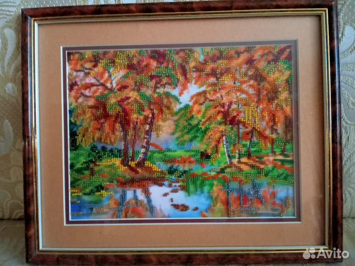 Картина вышивка бисером