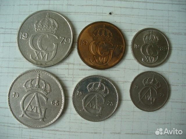 Набор монет Швеции