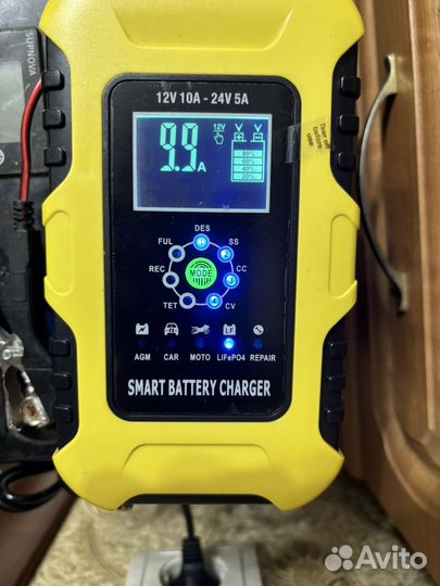 Зарядка для lifepo4 agm и кислотных акб 12-24v