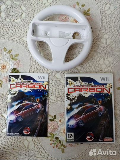 Wii Need for Speed Carbon + руль