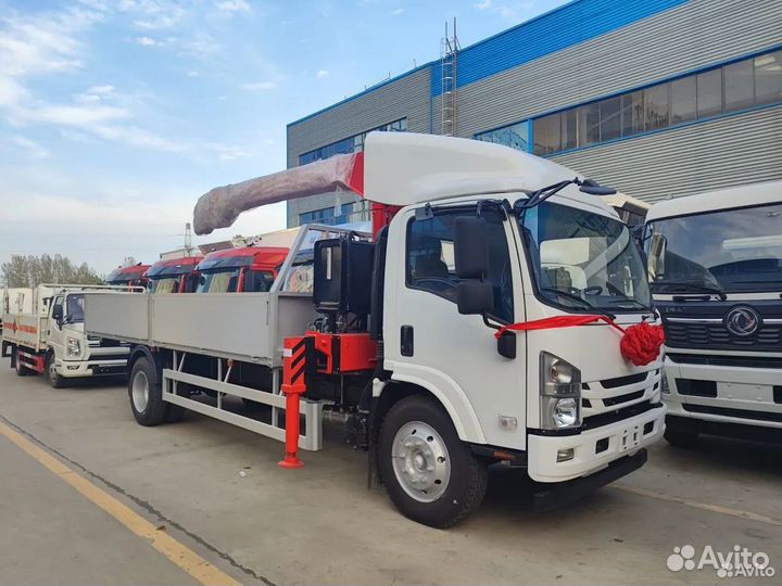 Isuzu Elf (N-series) с КМУ, 2024