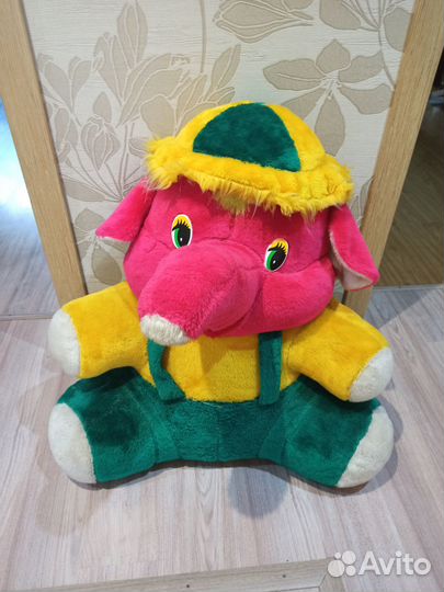 Большая мягкая игрушка слон