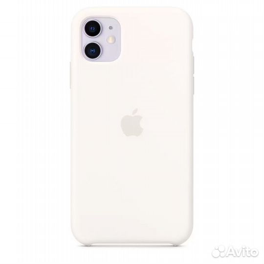 iPhone 11 Силиконовый чехол (Оригинал) White