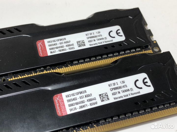 Оперативная память Kingston DDR3 8GB (2X4GB)