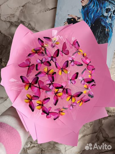 Букеты из бабочек