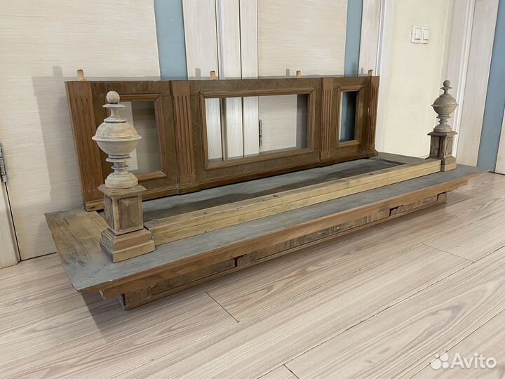 Буфет запчасти, орех красное дерево. Резьба