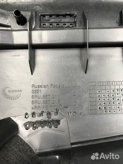 Обшивка двери задняя левая Volkswagen Polo Sedan