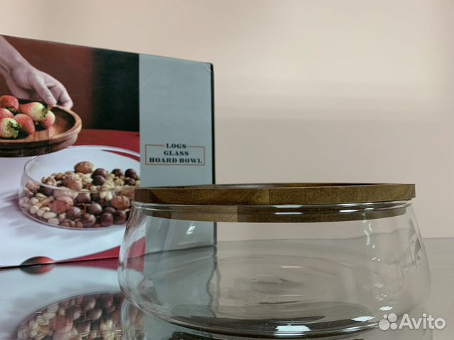 Тарелка стеклянная глубокая