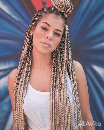 Афрокудри, косы с канекалоном