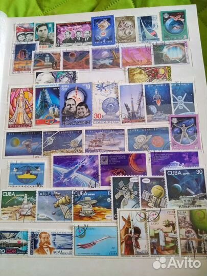Почтовые марки СССР. Космос