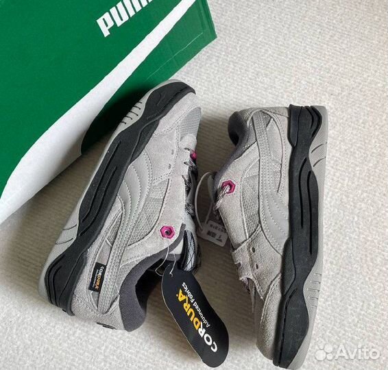 Кроссовки мужские Puma 180 дутыши серые