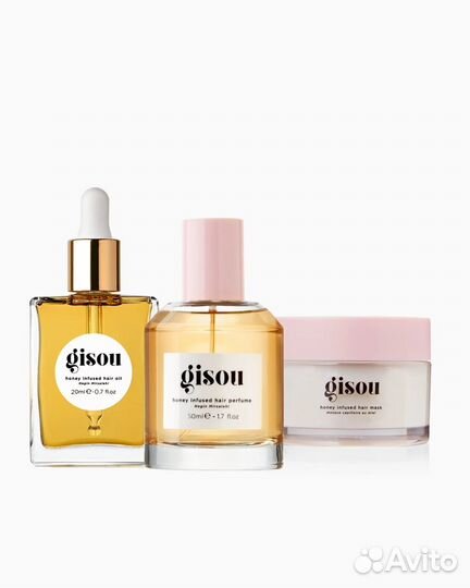 Gisou Honey Glow Hair Trio набор
