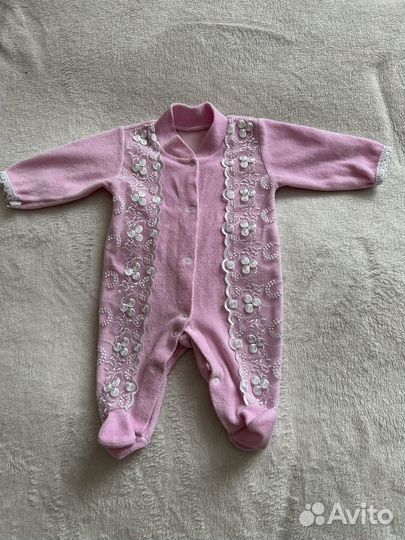 Утепленные комбинезоны на девочку 56 - 62