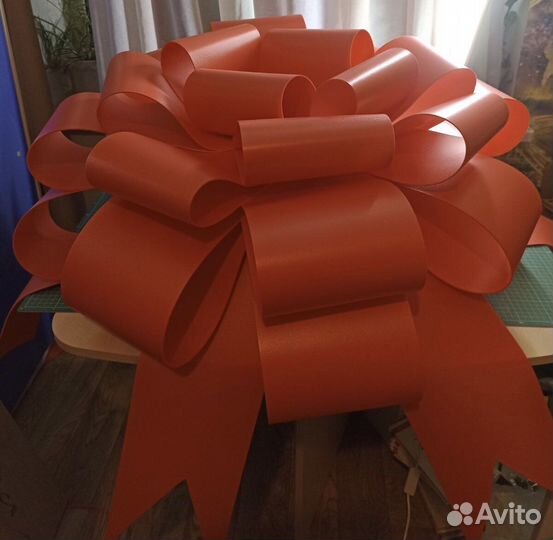 Украшение на авто 100 см бантик