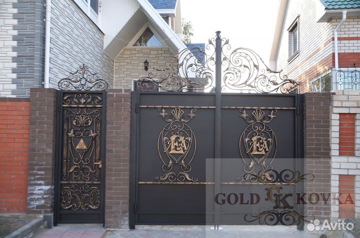Кованые ворота