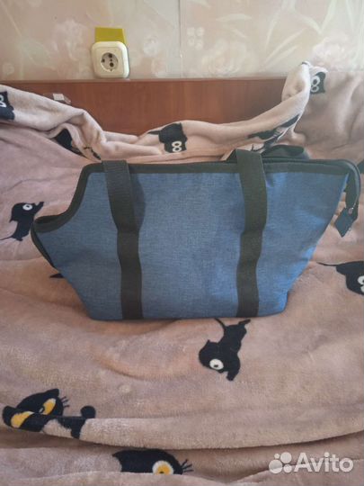 Сумка переноска для собак, лежанка