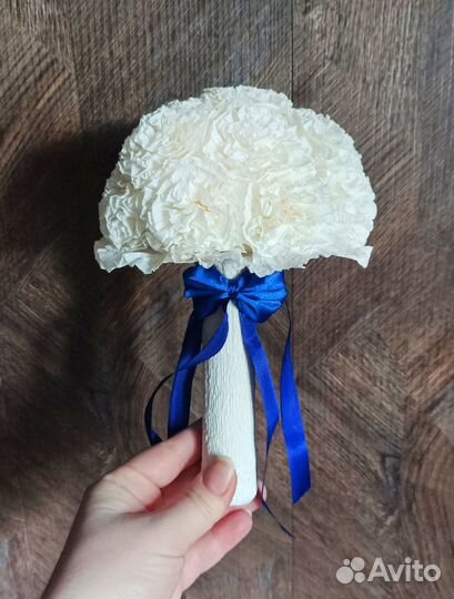 Свадебный букет (дублер) ручной работы