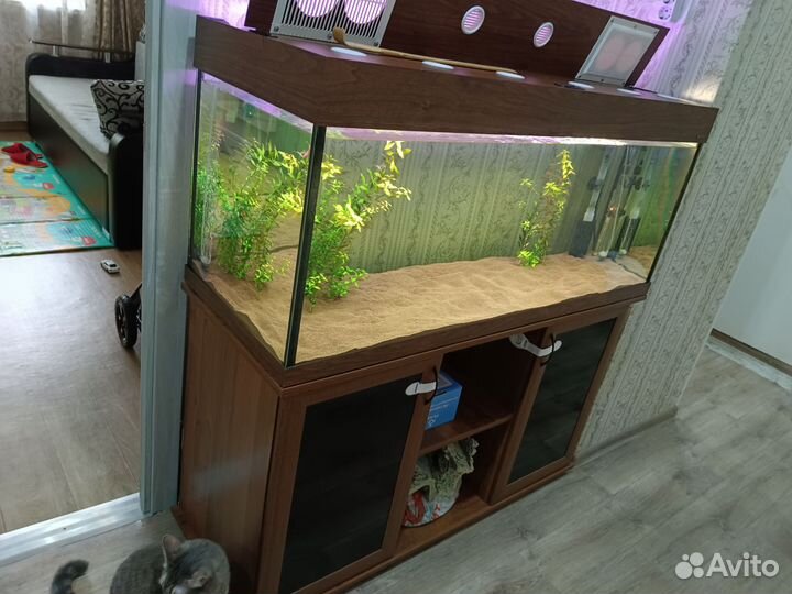 Аквариум с тумбой