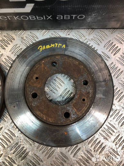 Диски тормозные передние Hyundai Elantra 3 XD G4ED