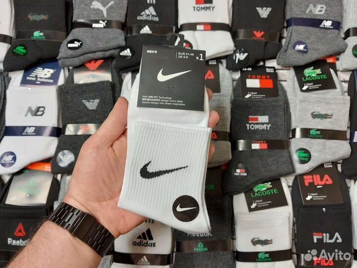 Носки Nike Adidas Puma Reebok