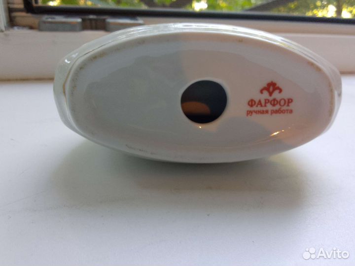 Салфетница фарфор ручная работа