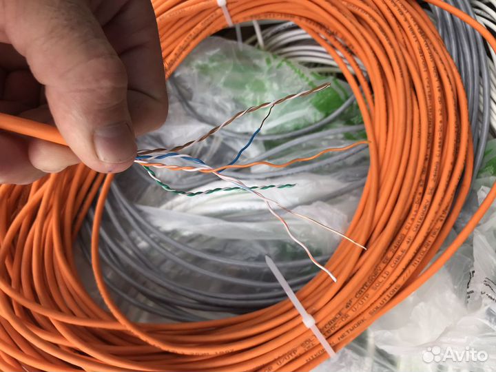 Кабель витая пара utp 5e медь на отрез