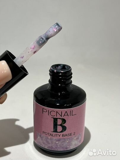 Комуфлирующая база с поталью picnail B