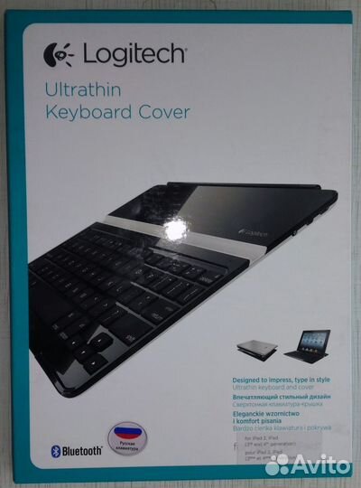 Клавиатура-крышка Logiteсh iPad, ультратонкая