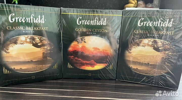 Чай в пакетиках Greenfield