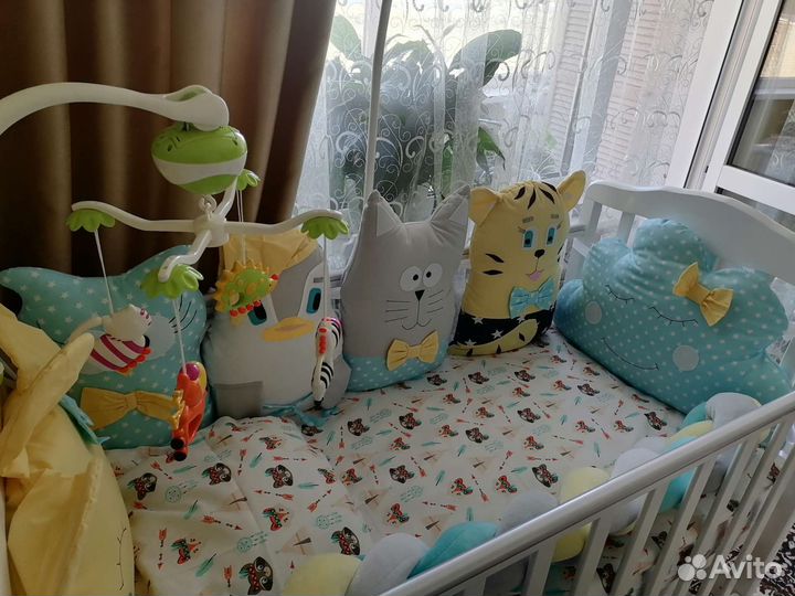 Бортики в детскую кроватку