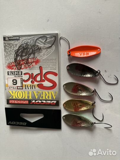 Набор форелевых блесен