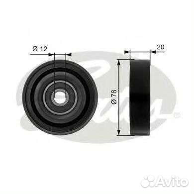 Натяжной ролик hyundai accent