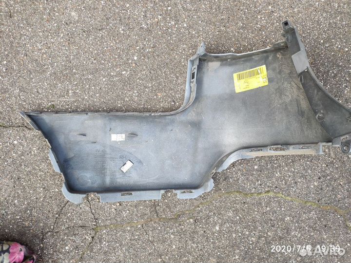 Бампер задний правая часть Kia Sorento 2