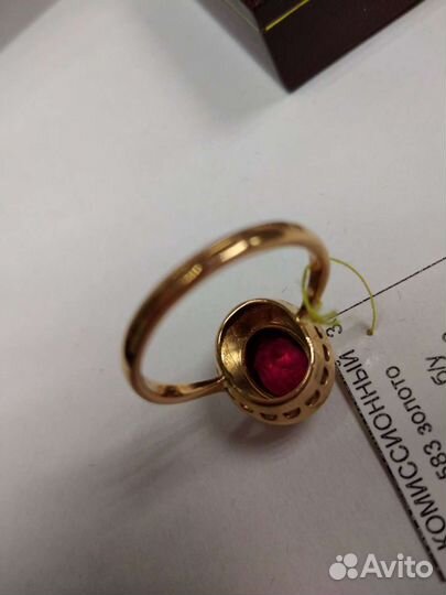 Золотое кольцо 583 пробы СССР р 18