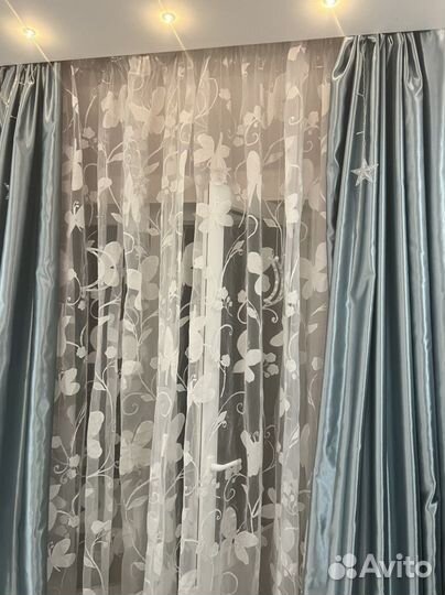 Шторы двухсторонние элитные б/у