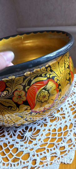 Ваза хохлома