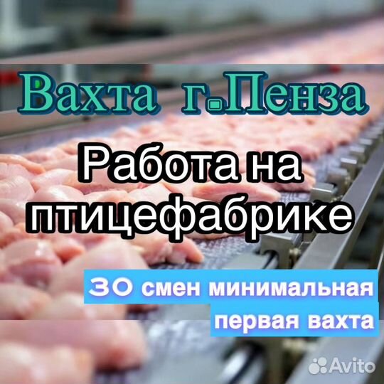 Стикеровщик(ца) на птицефабрику/Вахта в г.Пенза