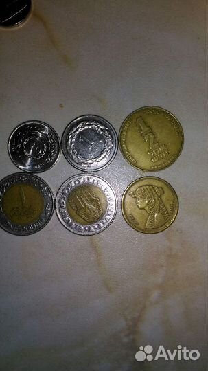 Монеты Египет и другие страны