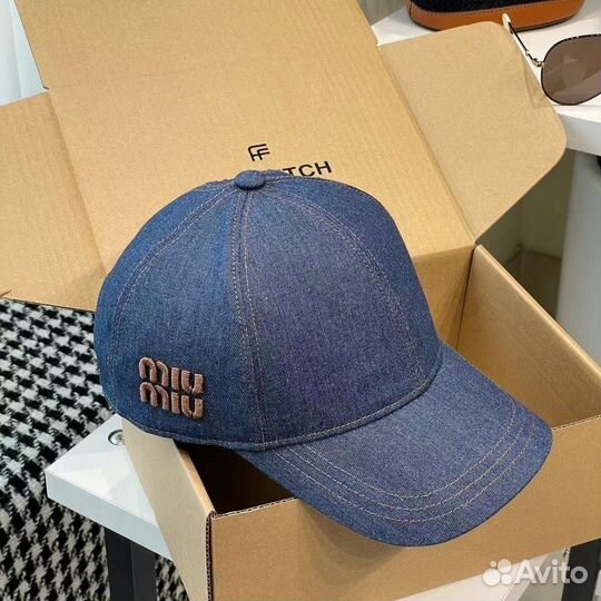 Джинсовая кепка Miu Miu