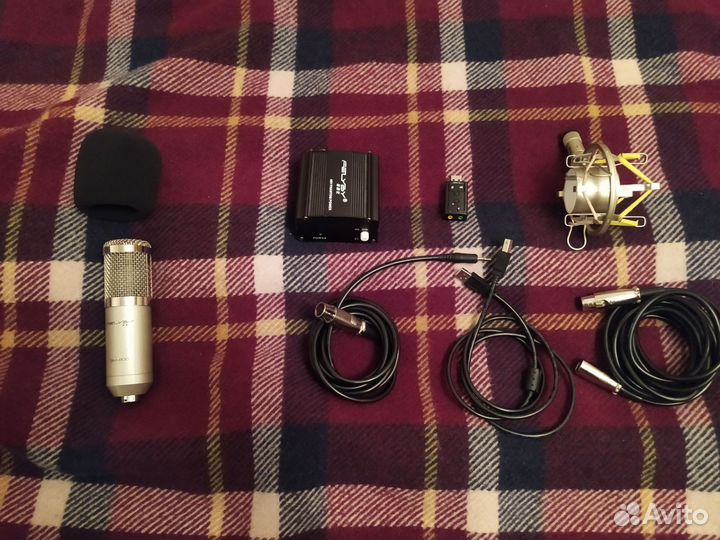 Студийный микрофон bm 800 сет