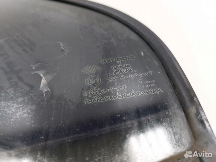 Стекло двери (форточка) заднее левое Hyundai