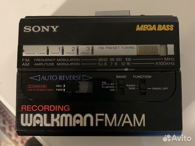Кассетный плеер sony walkman WM-BF67