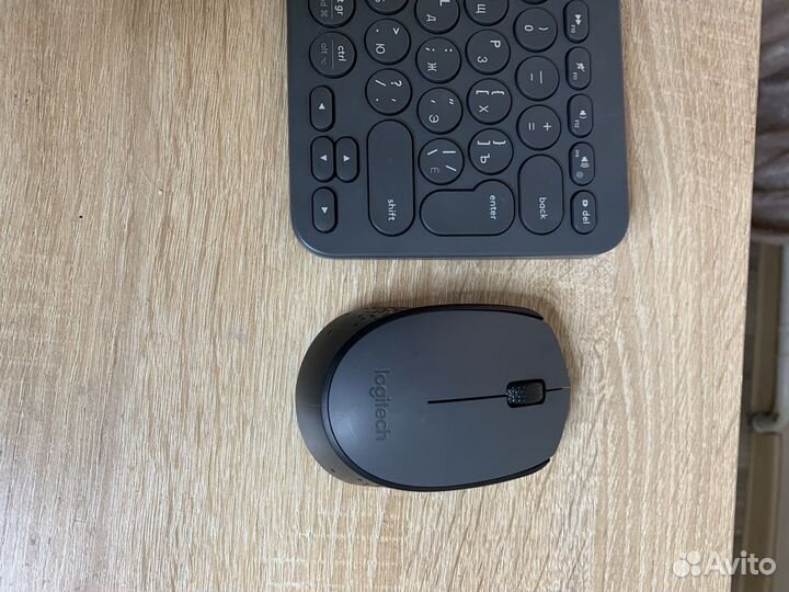 Беспроводная клавиатура и мышь logitech
